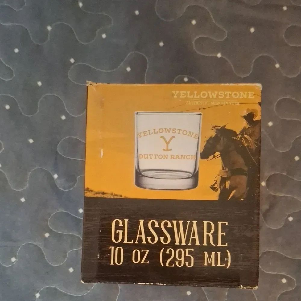 Yellowstone Dutton Ranch Glassware 10 oz -new